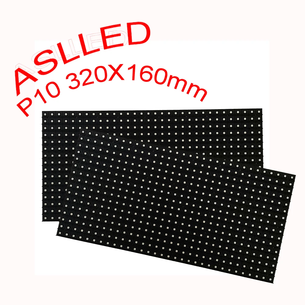 P10 Outdoor LED Screen SMD3535 RGB LED Panel 320 x 160 mm Full color waterproof LED display module 32 x 16 pixels