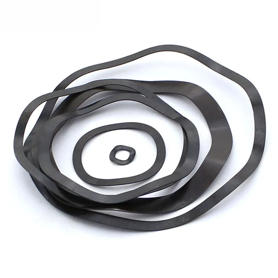 Arandela de resorte de tres ondas, arandela de onda tipo cresta, M3, M4, M5, M6, M8, M10, M12, M14, M16, M19, M21, M24, M27-M118, 5/10/50 Uds.