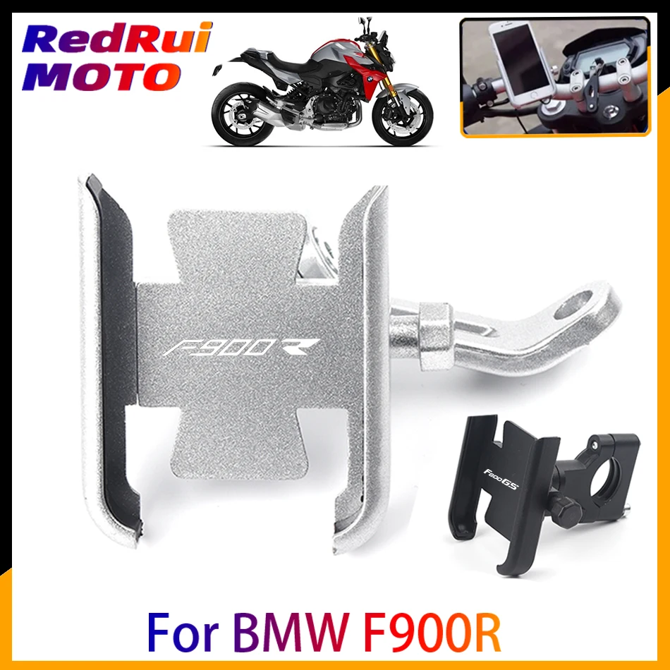 

For BMW F900R All Years Motorcycle CNC Aluminum Mobile Phone Holder GPS Navigator Rearview Mirror Handlebar Bracket Accessories