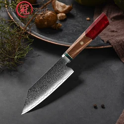 5.5 Inch Kiritsuke Kitchen Knives Professional AUS-10 Japanese Damascus Steel Chef Knife Meat Sushi Vegetables Cutter Grandsharp