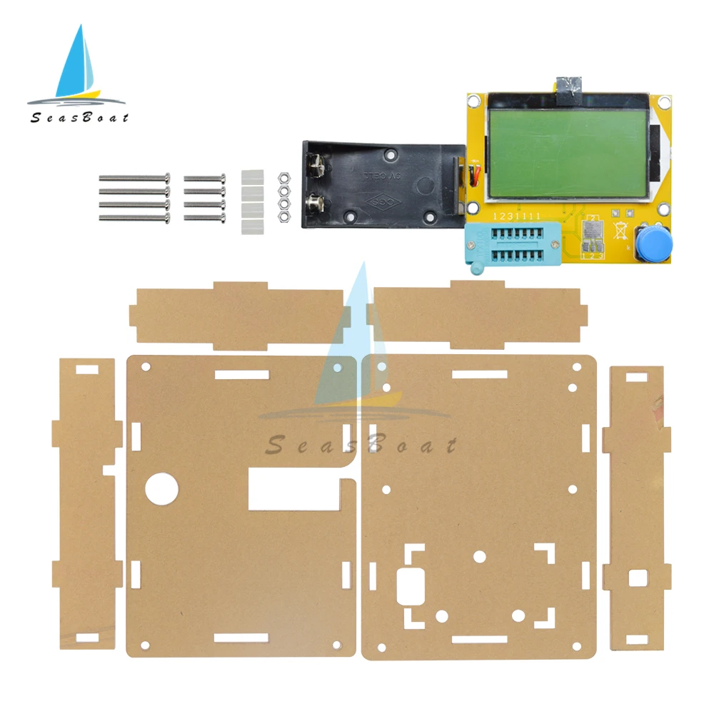 LCR-T4 ESR Meter Digital Transistor Tester for Diode Triode Capacitance SCR Inductance MOS/PNP/NPN