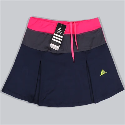 Women Sports Badminton Skirt Tennis Skorts Spring Summer Quick-drying Patchwork Female Training Skirts with Safety Shorts