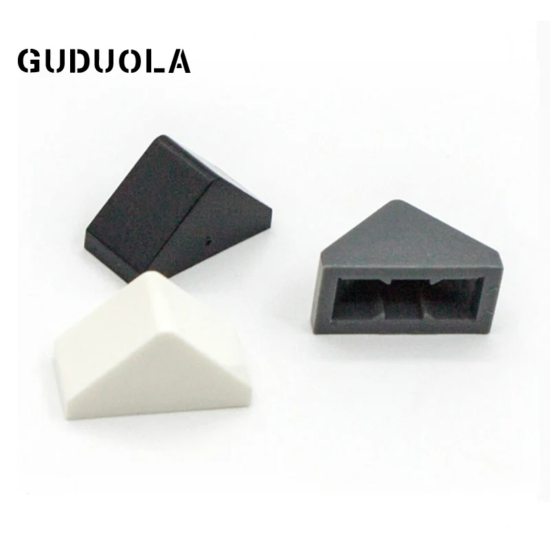 Guduola Special Bricks Slope 1 x 2 (45°) Double with Inside Stud Holder (3044) MOC Brick Building Block Toys Parts 50pcs/LOT