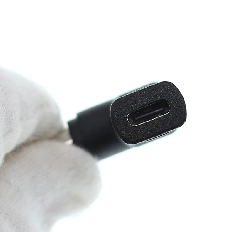 19.5V rodzaj USB C kobieta do 7.4*5.0mm męski wtyk Dc konwerter zasilacz ładowarka do laptopa złącze do Dell 7.4X5.0mm