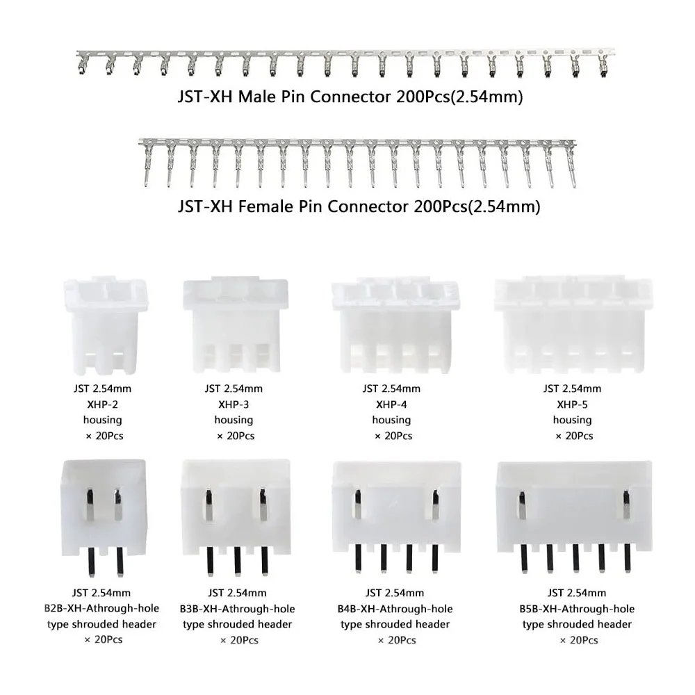 Imagem -04 - Conector de Cabeça Macho e Fêmea Jumper Plug Kit Grupo Adaptador Pinos Pinos Pinos 5pin 560 Pcs