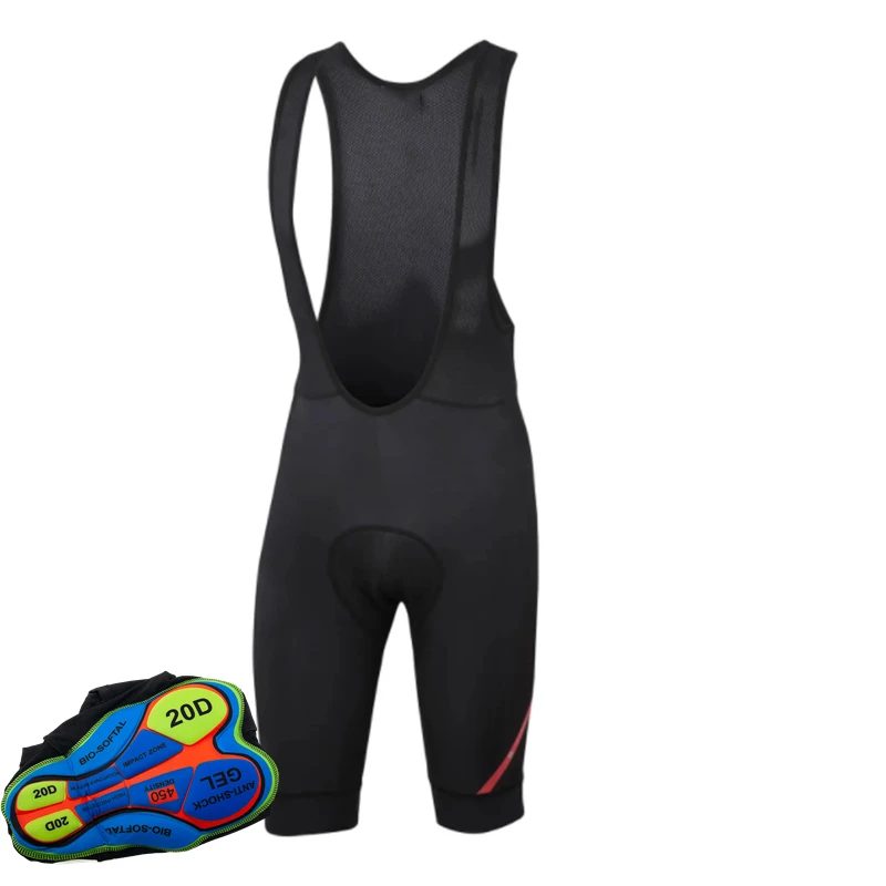 20D Gel Thick Shockproof Pad Cycling Bib Shorts Men Men Cycling Shorts 6 Hours Ride Pro Lycra Men\'s Cycling Bretelle