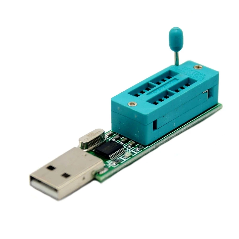 2pcs 24CXX 24LCXX Programmer EEPROM Reader Writer+24C02 + SOP to DIP Block USB Port Support XP Win7 Win8 Win10