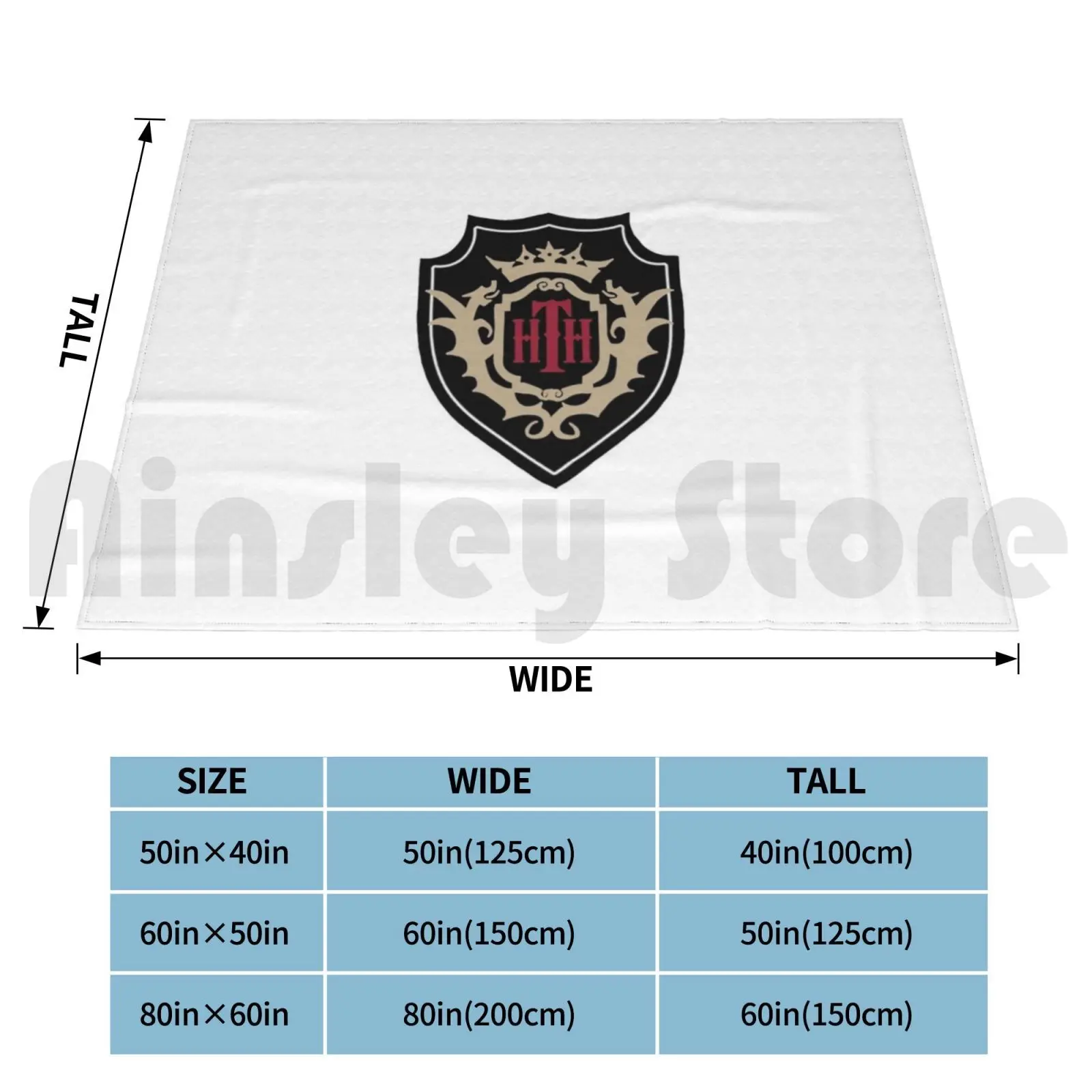 Hollywood Tower Hotel Crest Blanket Fashion Custom Tower Of Terror Hollywood Hollywood Studios Terror Twilight