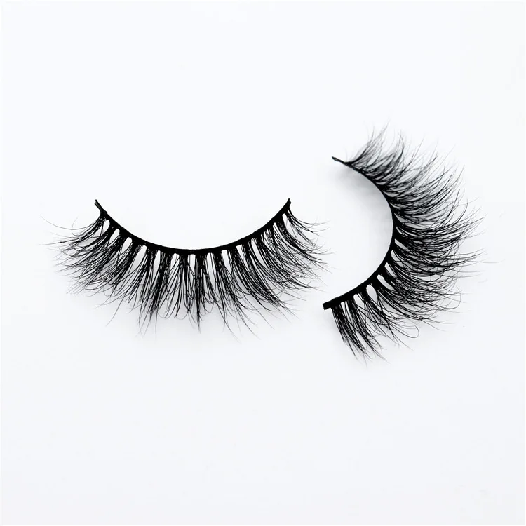 

Hot Selling Mink Fur False Eyelashes Comfortable Dense Rolled Long Model Dense Three-Dimensional False Eyelashes Pair Cosmetic