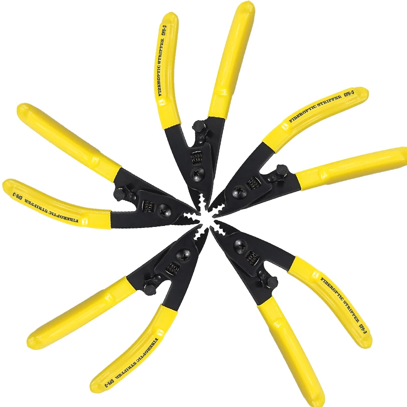 5PCS miller CFS-3 Three-port Fiber Optical Stripper/ Pliers/ Wire strippers FTTH Tools Miller Optical Fiber Stripping Pliers