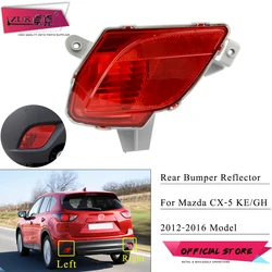 ZUK For Mazda CX-5 CX5 2012-2016 KE GH Rear Bumper Reflector Lamp Warning Light Rear Fog Light Tail Lamp