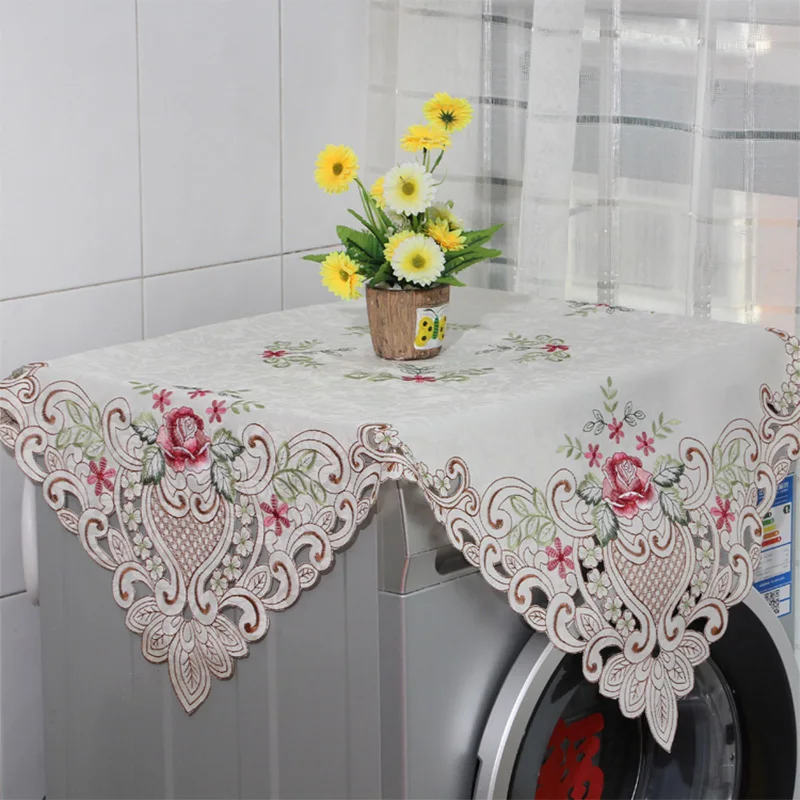 

Modern Lace Embroidery Table Place Mat Pad Cloth Cup Mug Holder Doily Glass Tea Coaster Christmas Drink Dining Placemat Kitchen