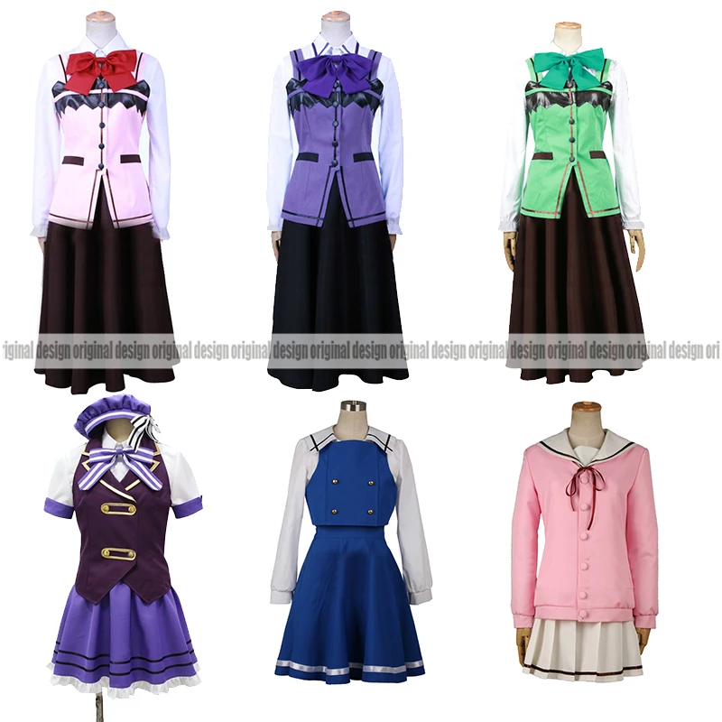 

Is the Order a Rabbit Cocoa Hoto Chino Kafu Rize Tedeza Clothing Cosplay Costume,Customized Accepted