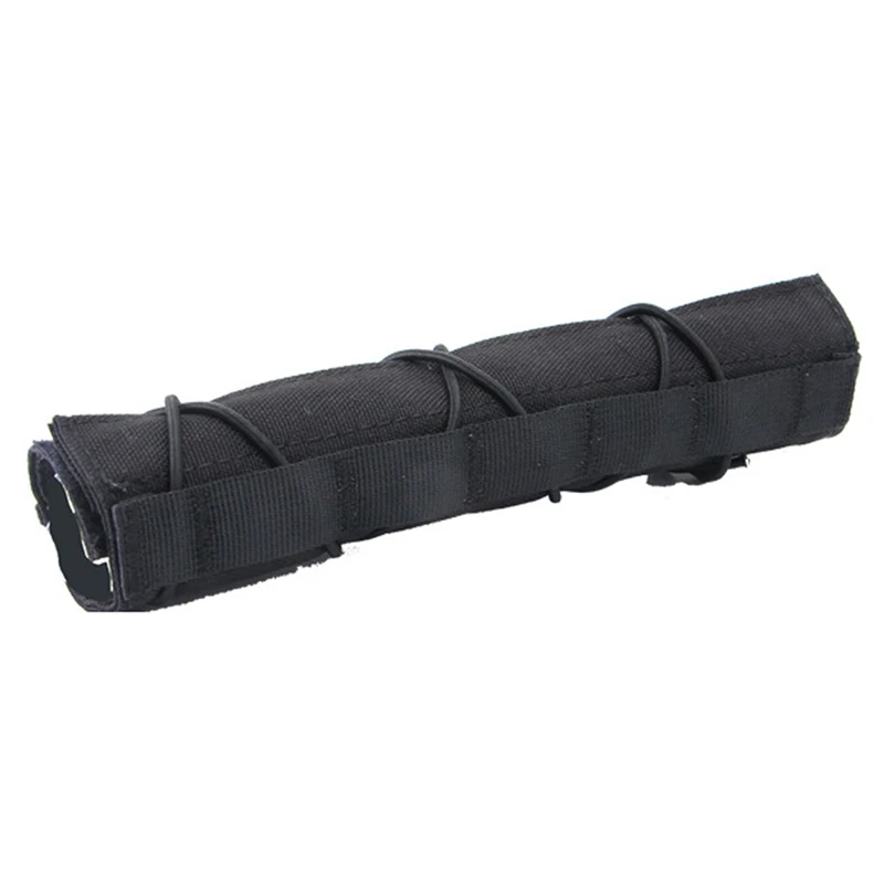 Airsoft M4 AR 15 Accessories Tactical 500D Nylon 22cm Suppressor Mirage Heat Cover Bag For Hunting