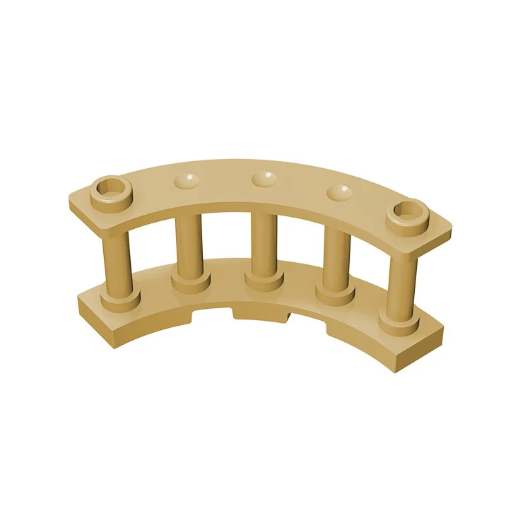 10Pcs MOC Parts 30056 Fence 4 x 4 x 2 Quarter Round Spindled with 2 Studs Compatible Brick DIY Building Block Particle Kid Toy