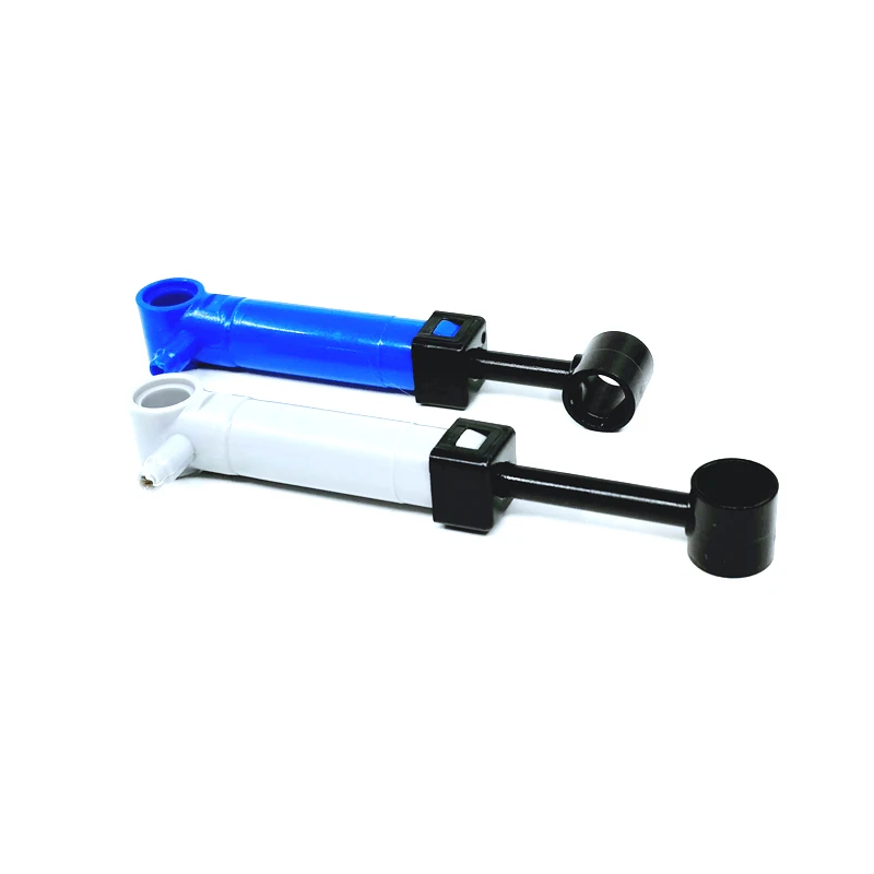 High-Tech Parts Blue Pneumatic Pump Small (6L) V2 with Reinforced Cylinder 2793C 47225 19475 19482 1x5/2x6 for MOC-8800 Blocks