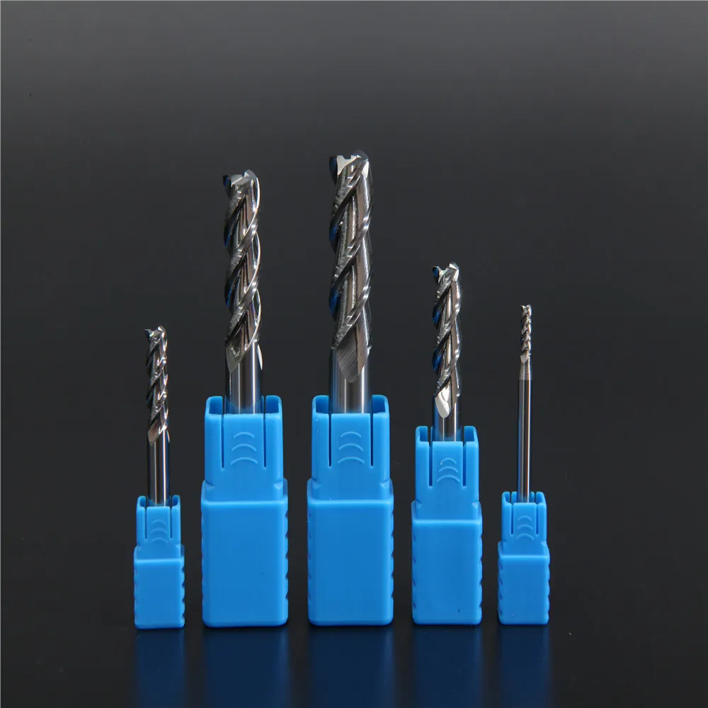 Milling Cutter Tungsten Steel Tool By Aluminum Cnc Maching 3 Blade Endmills Top Milling Cutter Wood Milling Cutter Tools