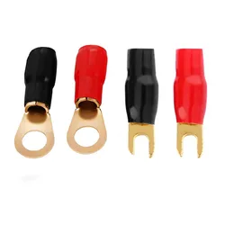 O-ring Connector, Power Cord, Battery Nose, Y-shaped Shovel, U-shaped Power Amplifier Terminal for Car Audio Modification