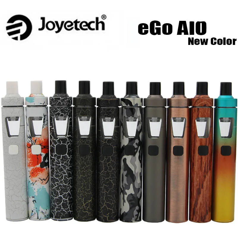 Original Joyetech Ego AIO Starter Kit All-in-One 2ml Anti-leaking Tank 1500mah eGo AIO Battery E-Cigarette Vaporizer Vape Kit