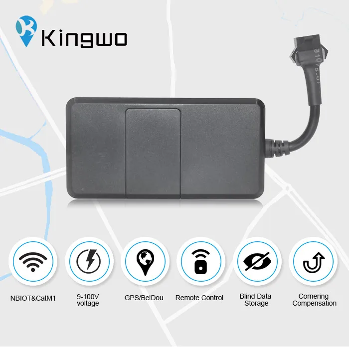 Kingwo new Factory price GPS tracker NT01E car tracking device with relay ACC detection real time tracking