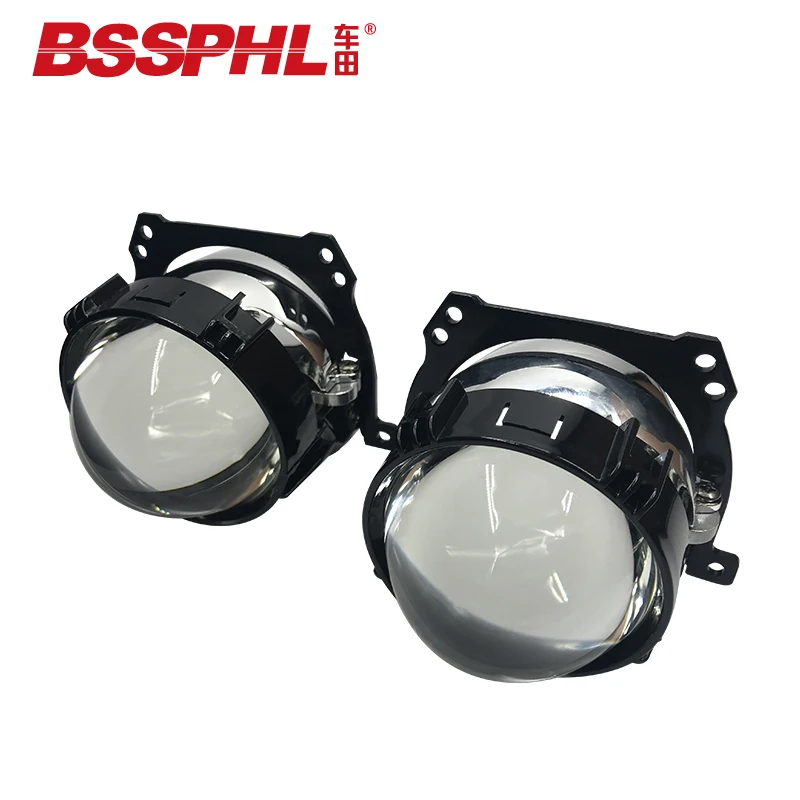 BSSPHL Auto Car Headlight 3.0 inch Bi-xenon 98 Types of LED Headlamp lens Car styling Retrofit headlight