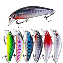 1Pcs Minnow Fishing Lure 7cm 10g Sinking Artificial Hard Bait Wobblers 3D Eeyes Crankbait Carp Pesca Fishing tackle