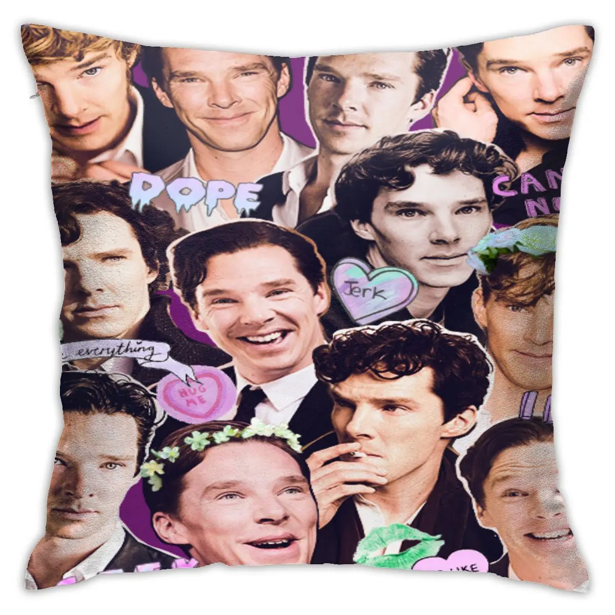 Benedict Cumberbatch Collage 354 Dakimakura Pillow Case Pillow Cover Anime Case Pillow Hugs Custom Cushion