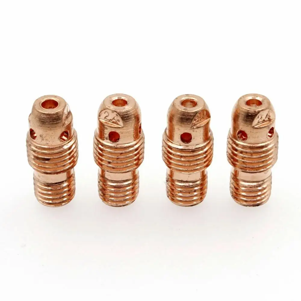 10pcs 13N27 2.0 มม.5/64 "COLLET Body Electrodes Fit WP-9 20 ไฟฉายเชื่อม TIG