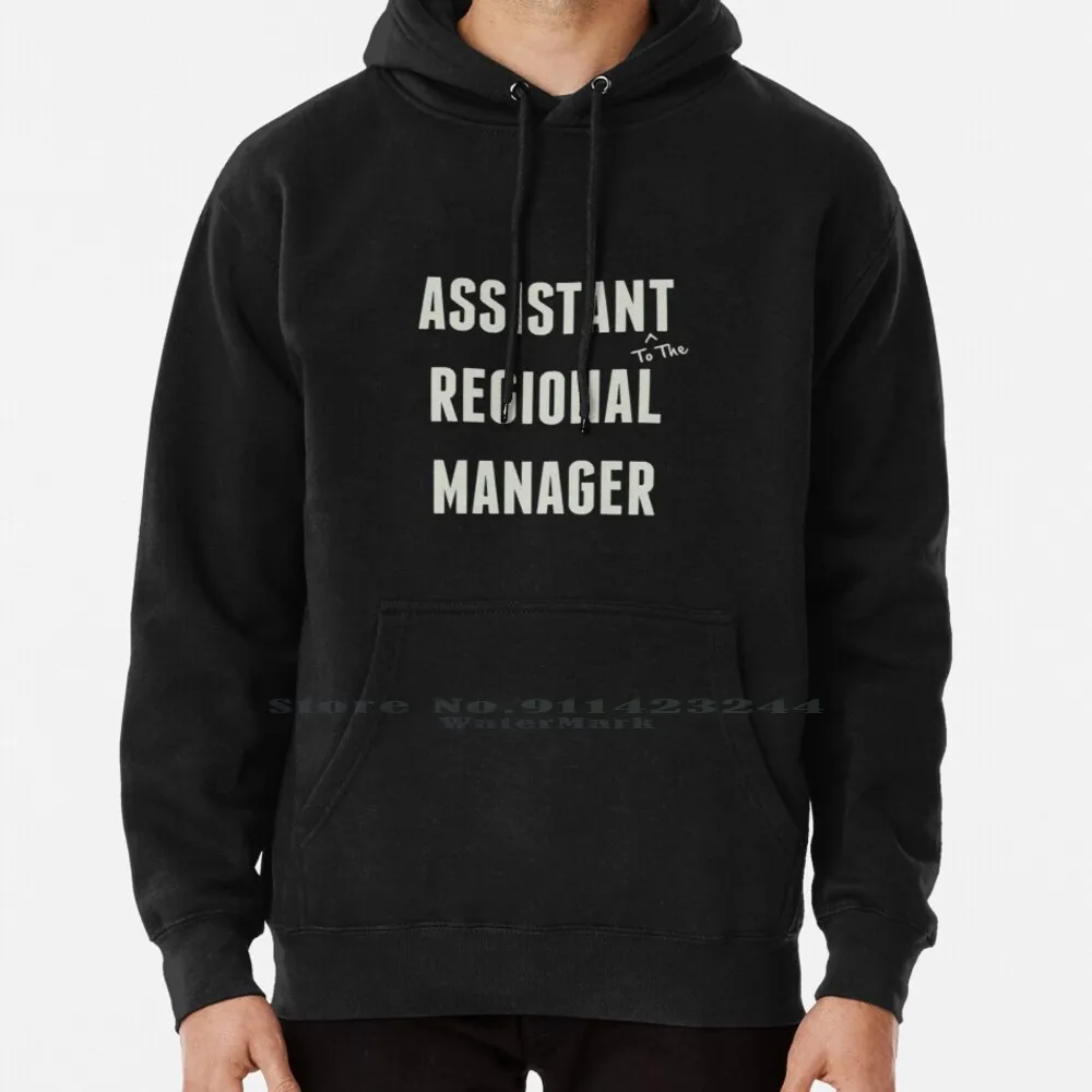 Assistant ( To The ) Regional Manager Hoodie Sweater 6xl Cotton Tbs Funny Dwight Schrute Dunder Mifflin Michael Jim Pam The