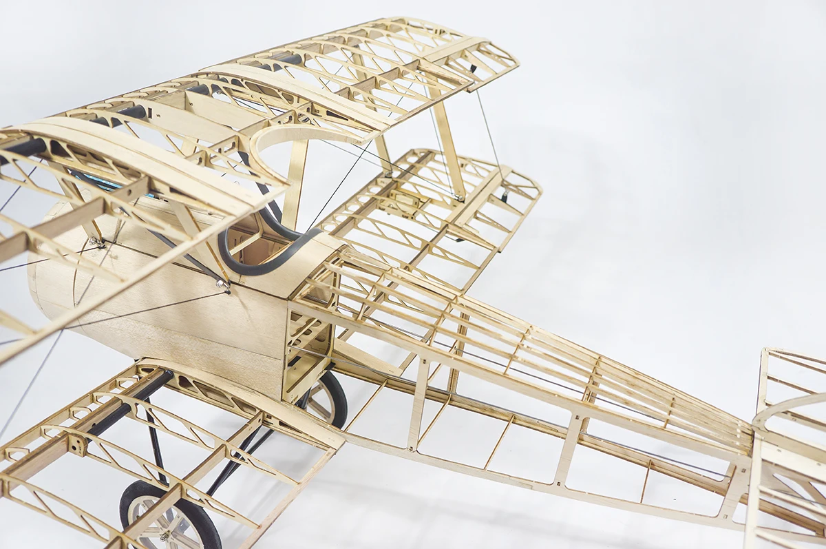 DW Hobby Balsawood RC Airplane Model Sopwith Camel WW1 British Single-Seater  (Balsa & Ply) 1200mm (47.2") Balsa Plane Kit S30 - view 3