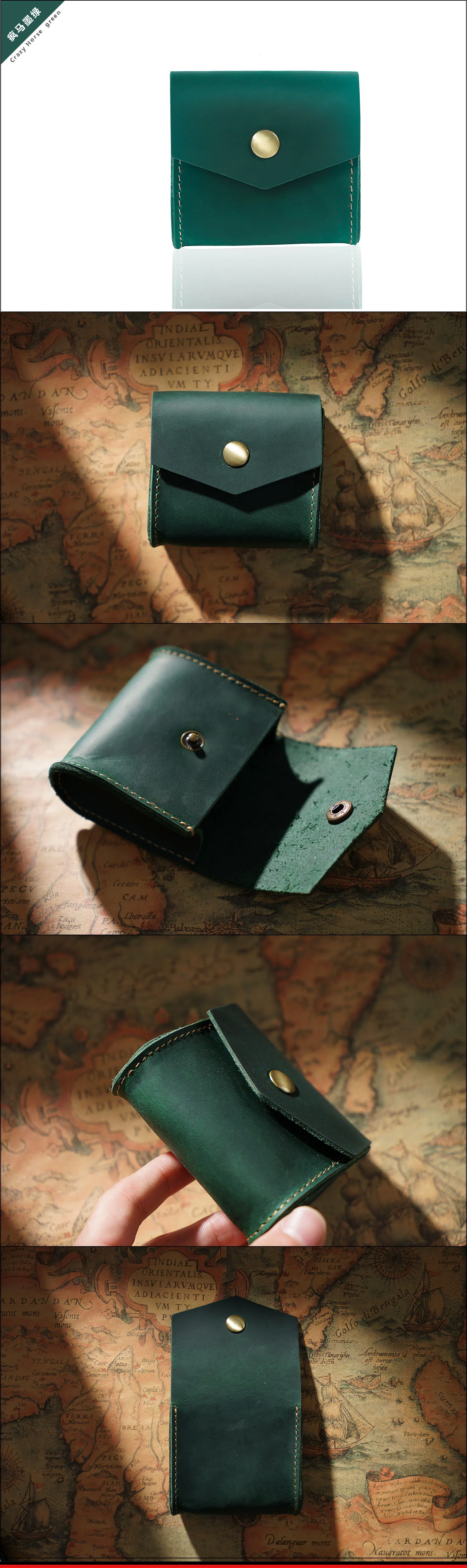 빈티지 미니 작은 동전 지갑 동전에 대 한 정품 가죽 작은 주머니 케이스 100% 소 가죽 7*8cm - AliExpress