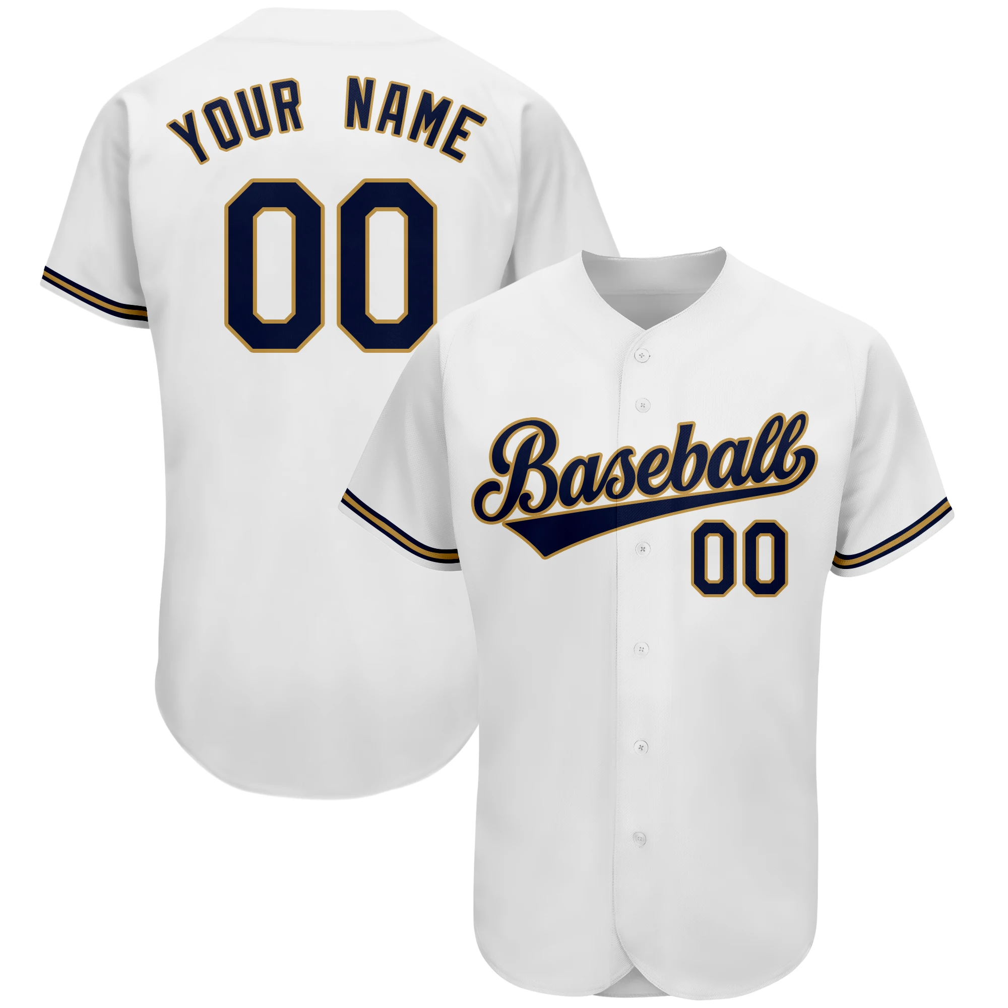 Personalized Custom Baseball Jersey Full Sublimation Printing Men’s Baseball Shirt Polyester Quick-Drying Sweatshirt for Adults