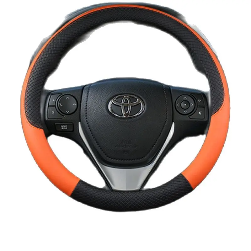 Car Steering wheel braid Car steering wheel cover suitable for toyota Camry chr Auris Yaris Corolla Rav4 prius 30 Celica Aqua