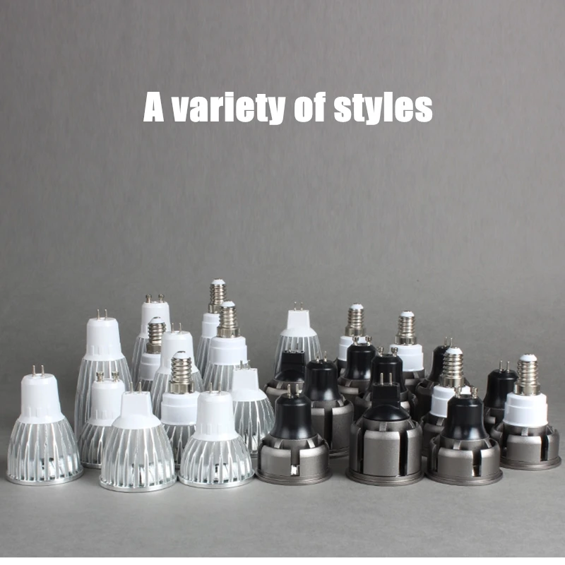 1pcs Super Bright GU 10 Bulbs Light Dimmable Led 85-265V 9W 12W 15W GU10 COB LED lamp light GU10 e14 e27 b22 led Spotlight