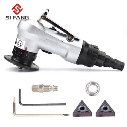 Mini Pneumatic Chamfering Machine Metal Trimming 45° Arc Beveling Machine Air Tools With Blades Bearings Kit 30000RPM