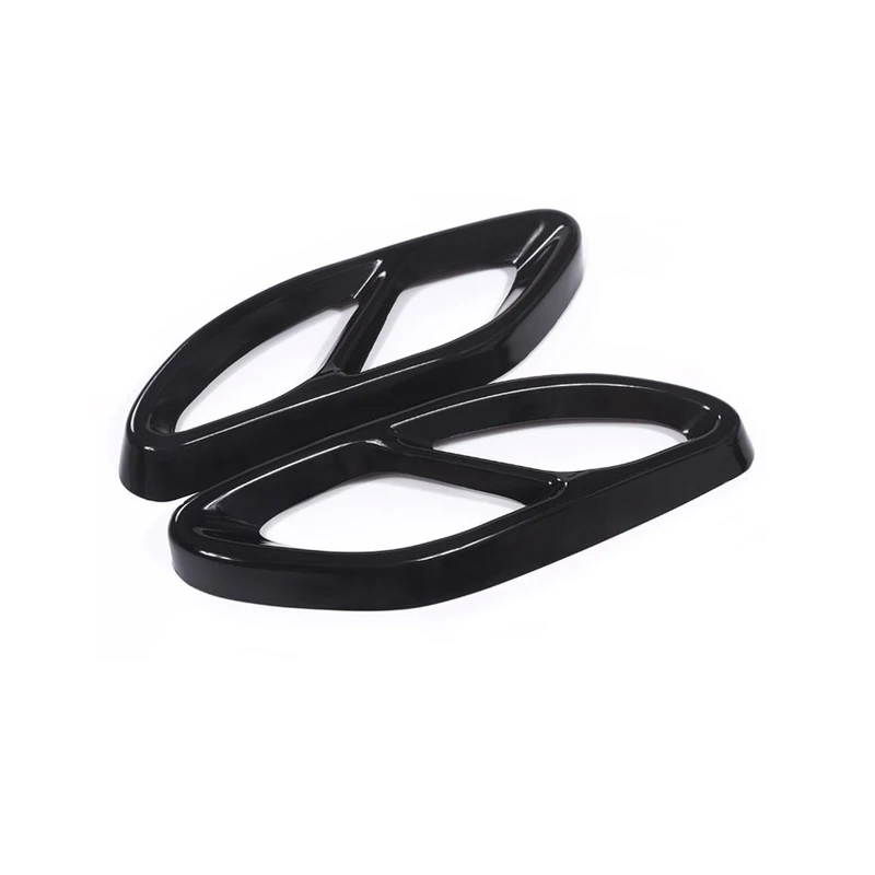 Car Styling AMG Exhaust Cover Outputs Tail Frame Trim Accessories For Mercedes Benz A B C E Class GLC W205 W207 W213 W176 W246
