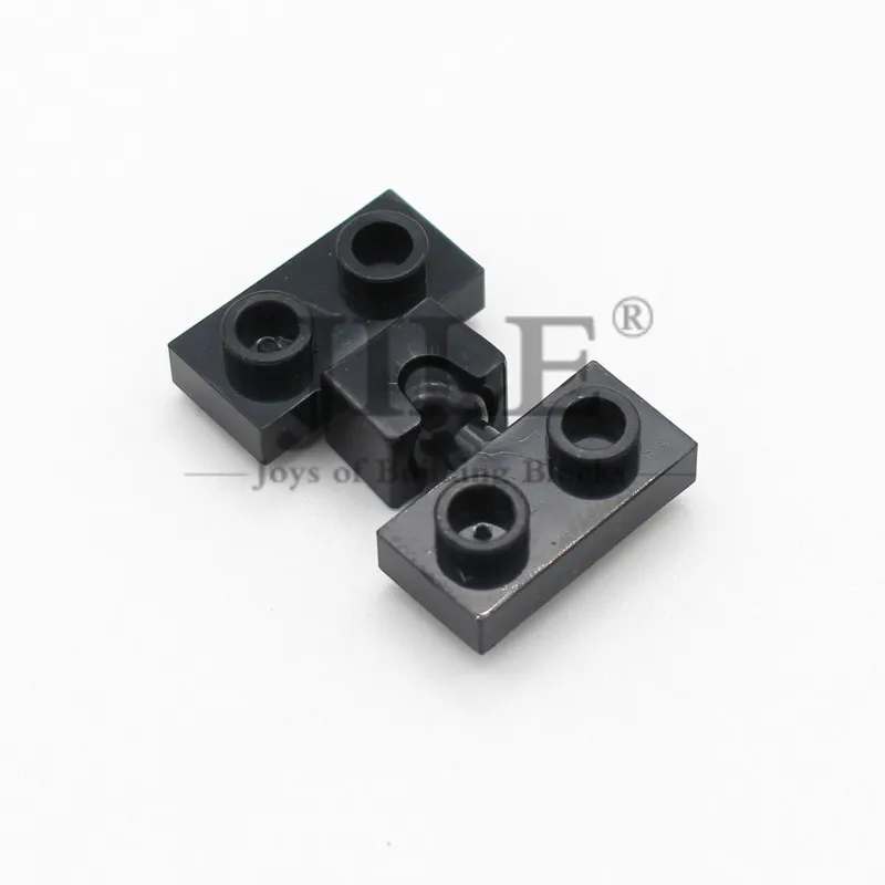 Plate Modified 1x2 with Tow Ball and Socket on Sideon Side 14417 14704 DIY Enlighten Building Blocks Bricks Compatible Particles