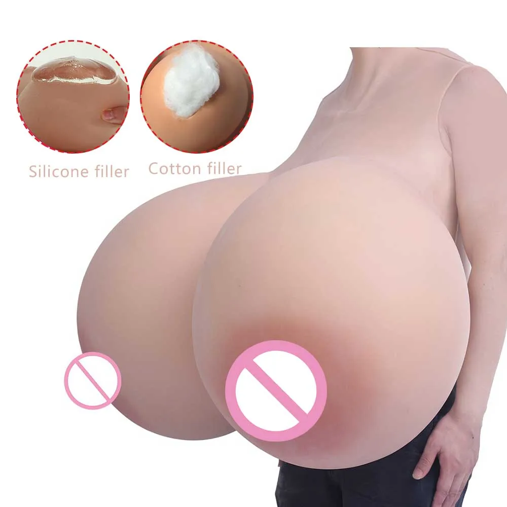 LGBTQ+ ZZZ Huge Biggest Breast Form Huge Tits Silicone Fake Cotton Boobs Cup ZZ Z Plus Crossdresser Queen Cosplay Anime