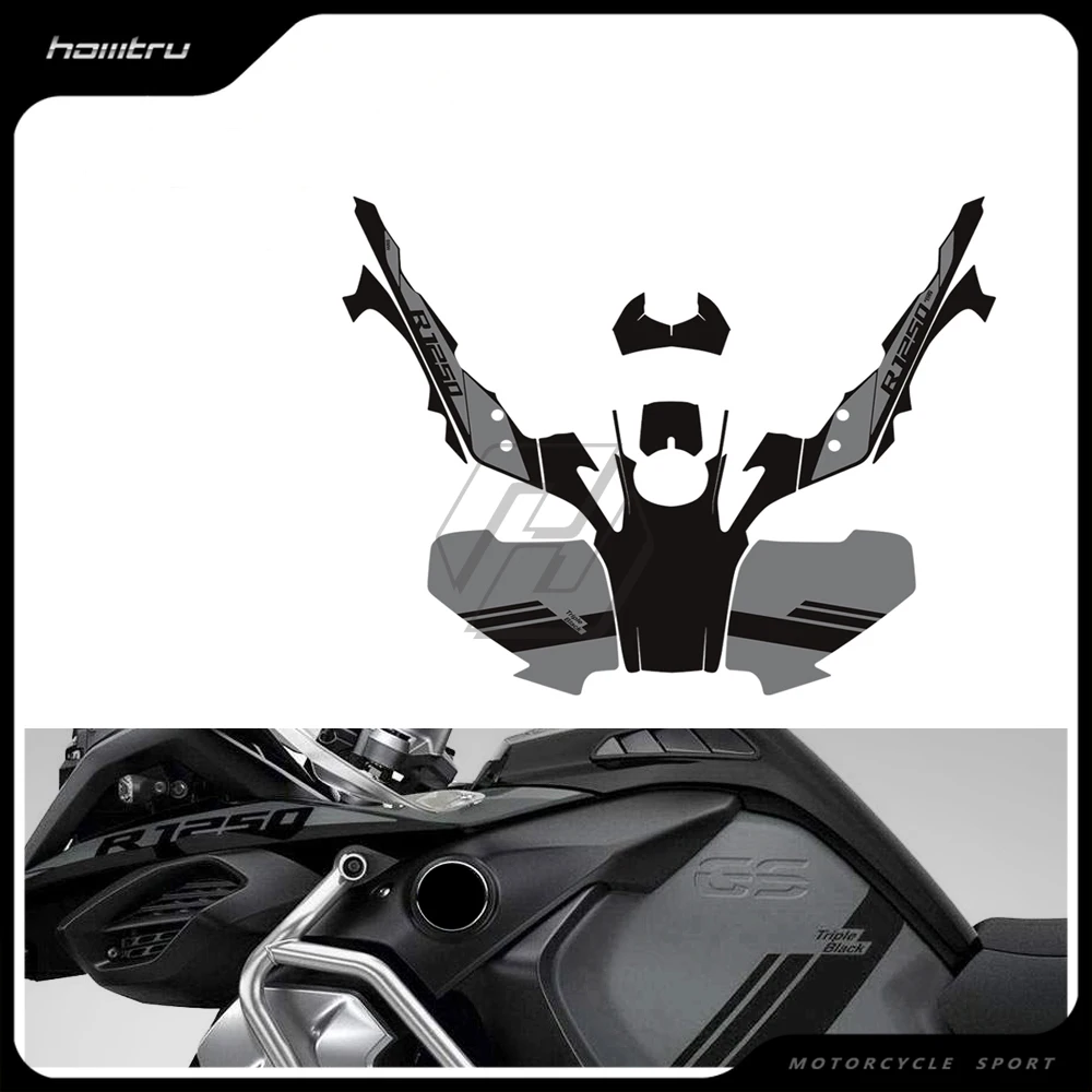 

Motorcycle Full Graphic Decal Kit Case for BMW R1200GS R1250GS Adventure Triple Black 2014-2022