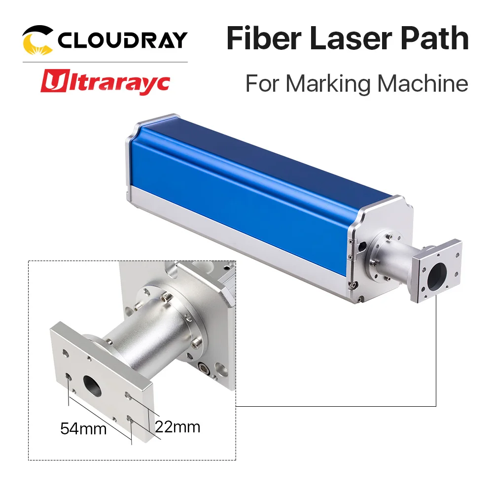 Ultrarayc Fibra Laser Path, Máquina De Marcação De Fibra Azul E Vermelha, Parte Do Sistema Óptico