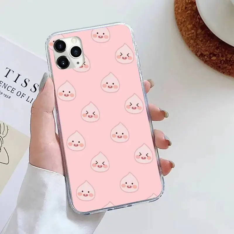 cute apeach Phone Case Case For iphone 13 12 Pro Max X XS MAX 6s 78 Plus Cover Bumper for SE 2020 phone case