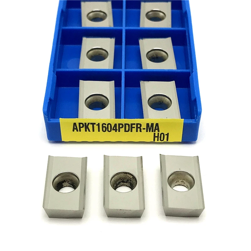 APKT1604 MA H01 أدوات الطحن القابلة للفهرسة عالية الجودة من الألومنيوم أداة القطع باستخدام الحاسب الآلي APKT 1604 أدوات تحول الخشب
