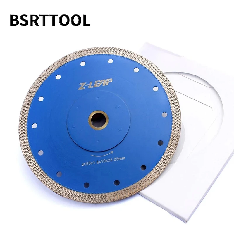 BSRTTOOL 7 Inch 180mm Super Thin Diamond Saw Blades For Marble Ceramic Glass Tile Cutting Blades