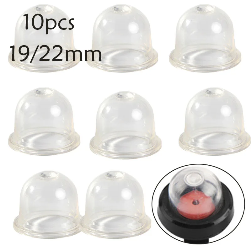 10pcs Chain Saw Trimmer Lawn Mower Oil Cup Fuel Pump Carburetor Primer Bulb For Most Chainsaws Blower Trimmer Brushcutter