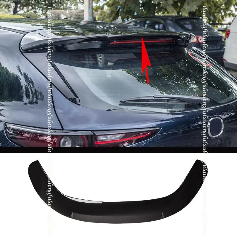 Fits For Mazda CX-30 2020-2021 New ABS Car Rear Trunk Spoiler Tail Wing Trunk Lip Wing Rear Spoiler Moulding Styling Accessories