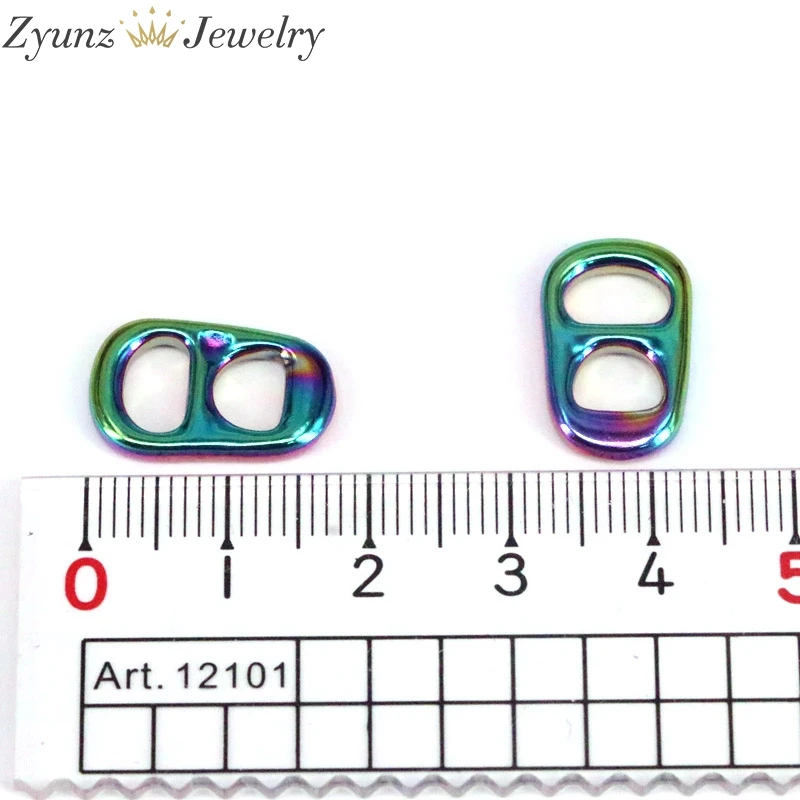 20PCS, Soda Pop Tab Charm, Pull Tab, Purple Green Soda Cap Charm, Can Tab Pendant Charm, Jewelry Making Component