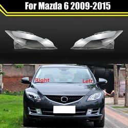 Auto Head Lamp Light Case For Mazda 6 2009~2015 Car Front Headlight Lens Cover Lampshade Glass Lampcover Caps Headlamp Shell