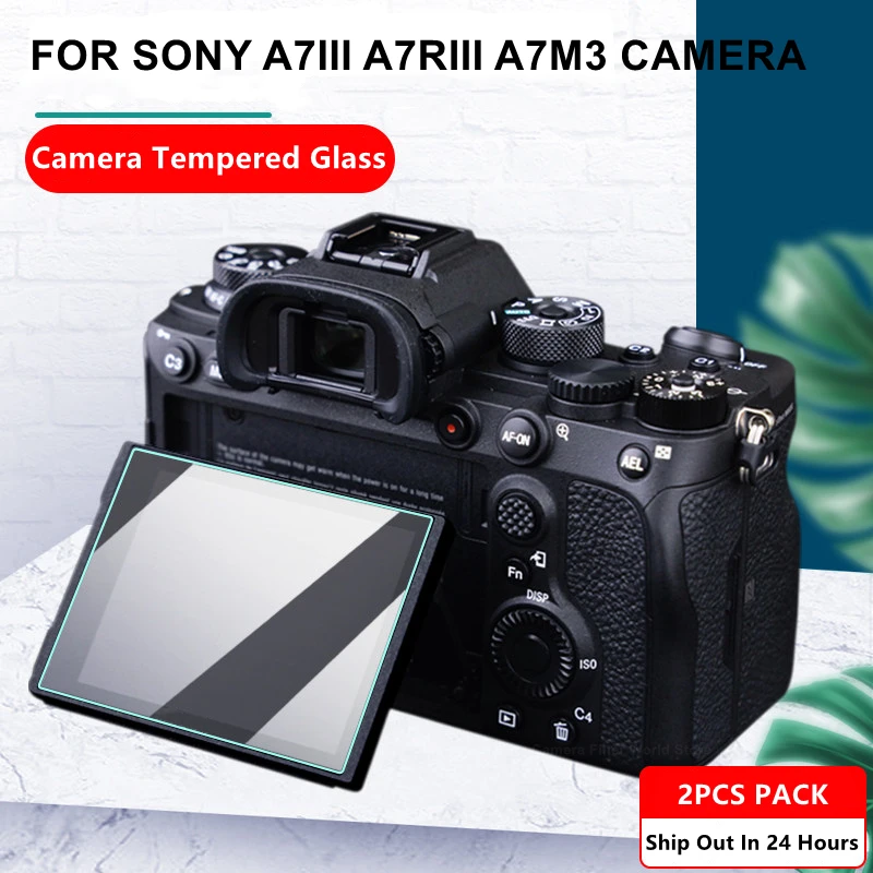 

2PCS A7III Camera Glass A7M3 9H Hardness Tempered Glass A7III Ultra Thin Screen Protective Film for Sony A73 A7RIII A7R3 a7r iii