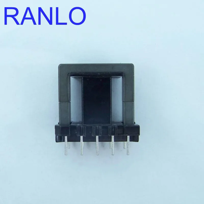 RANLO EF25 /13/7 Transformers Bobbin PC40 N87 Magnet Ferrite Core 5+5pin Vertical