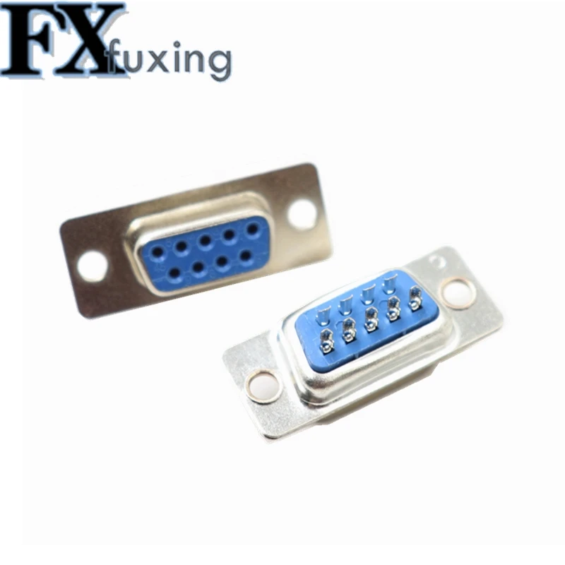 10PCS DB9 Weiblich Männlich PCB Mount serielle port Stecker Solder Typ D-Sub RS232 COM ANSCHLUSS 9pin buchse 9p Adapter FÜR PCB – Detail 3